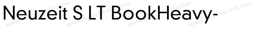 Neuzeit S LT BookHeavy字体转换